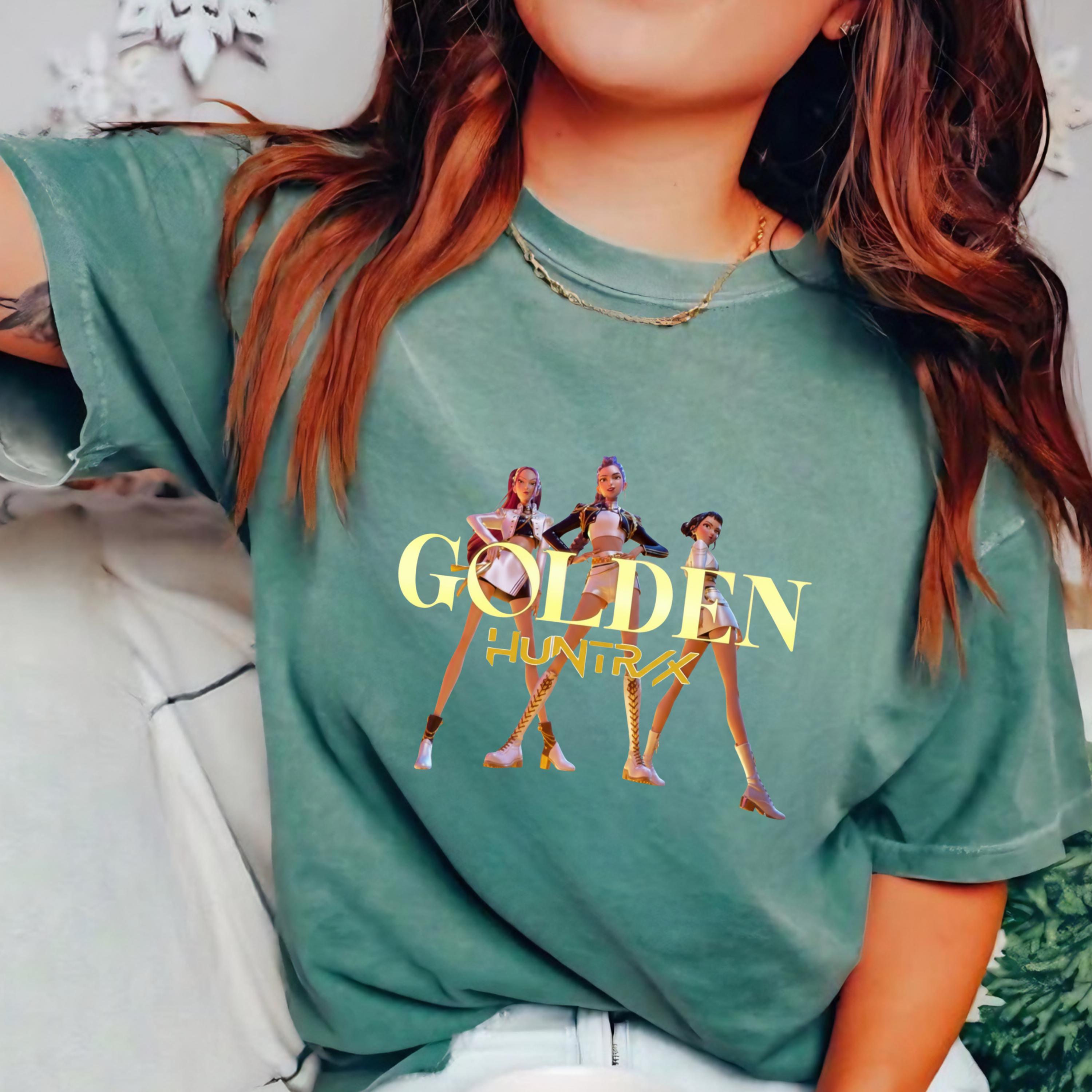 Golden Shirt, Golden Korean Pop Shirt, Zoey Unisex Tee, Adult