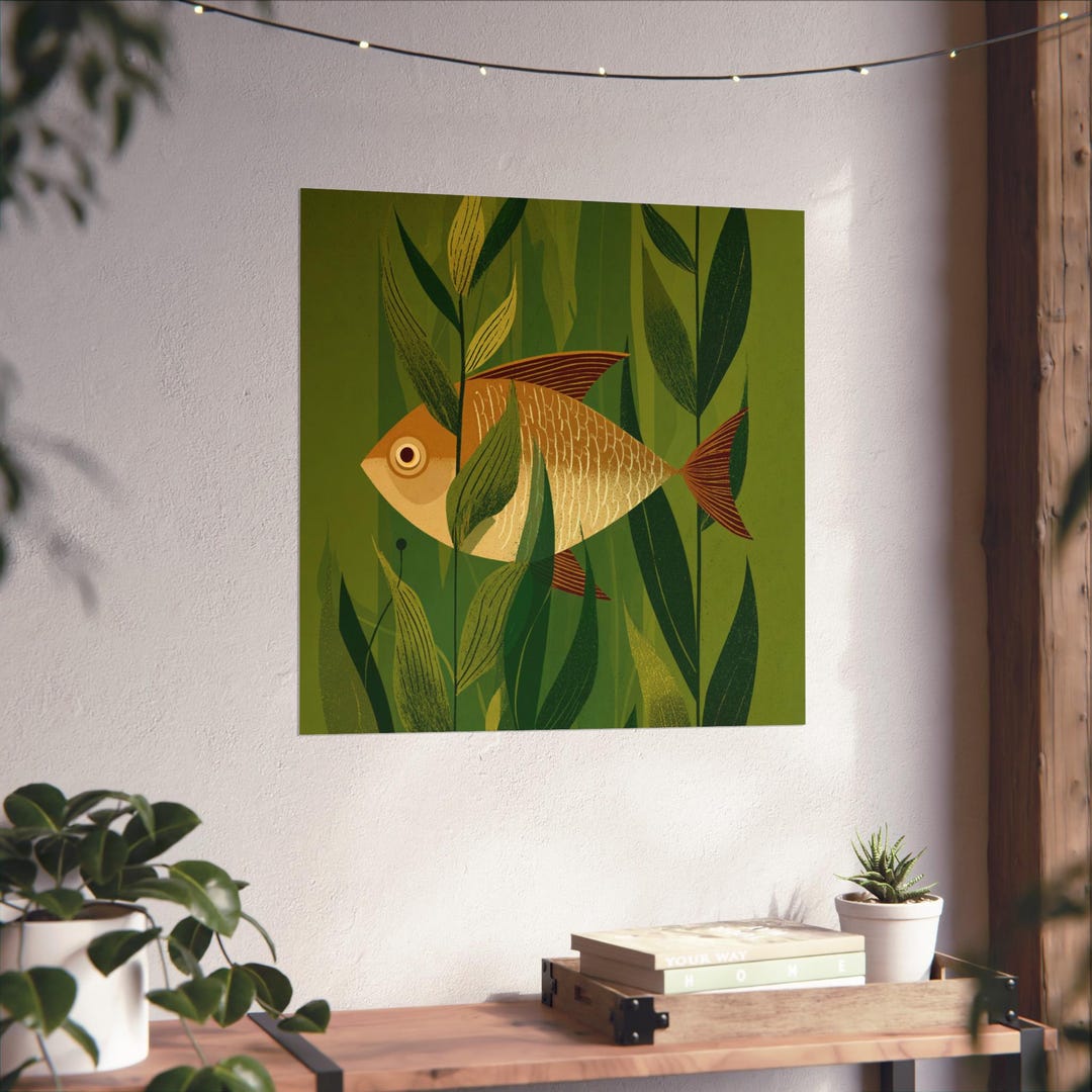 Among The Reeds Among the Reeds Poster, Wall Art Home Decor, Unframed - Etsy