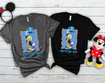 Jiminy Cricket Lifting His Hat Shirt, Disney Jiminy Cricket Shirt, Birthday Boy Shirt, Love Jiminy Cricket Shirt, Matching Family Shirt,Gift