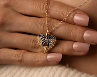 Gepersonaliseerde engelenvleugels ketting met naam, beschermengelenvleugels ketting voor moeder, engelenvleugels met hart ketting, te openen engelenketting