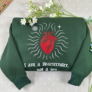 Heartrender Besticktes Sweatshirt - Nina Zenik inspiriertes Grishaverse Rundhalsausschnitt