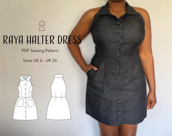 Patron De Couture Modes Et Travaux - Robe Dos Nu Pour Femme - Numéro 08/2020 - Occasion