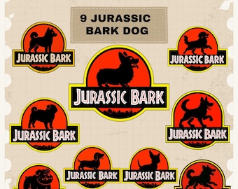 Pacchetto PNG Jurassic Bark Dog: design divertente dei cartoni animati (download digitale, 300 DPI)