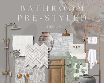 Bathroom Pre-Styled eDesign