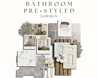 Bathroom Pre-Styled eDesign