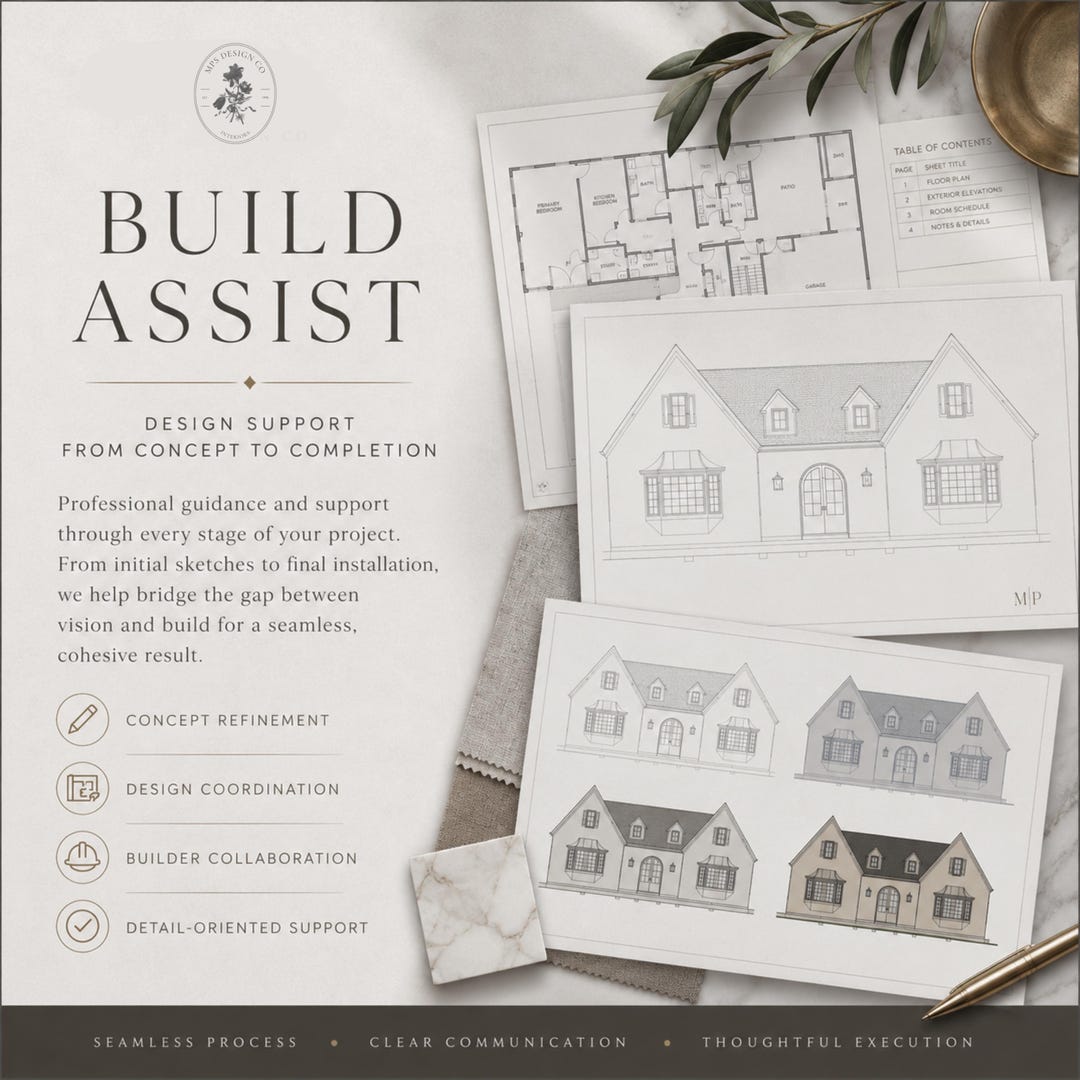 Build Assist | Design Support for New Builds & Renovations | 2,000 ...