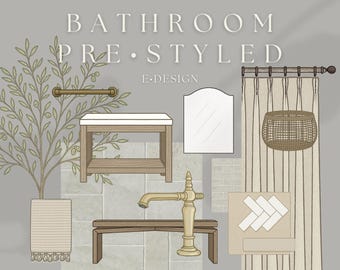 Bathroom Pre-Styled eDesign