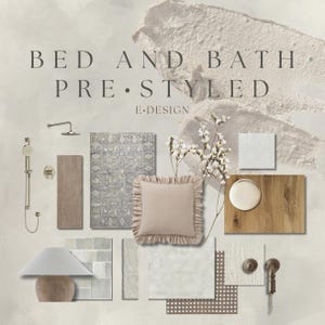 Dormitorio y baño prediseñados eDesign