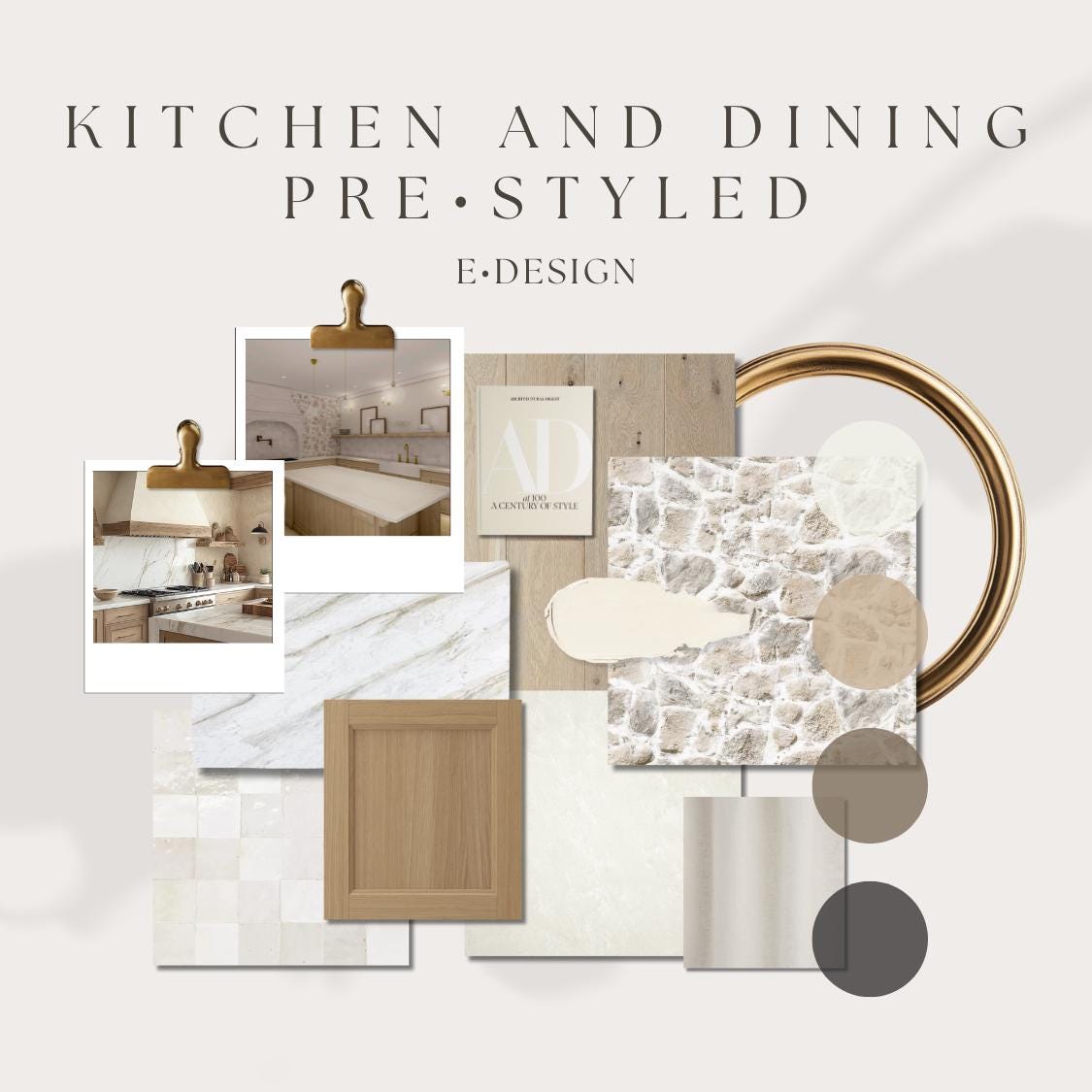 Kitchen and Dining Pre-Styled eDesign