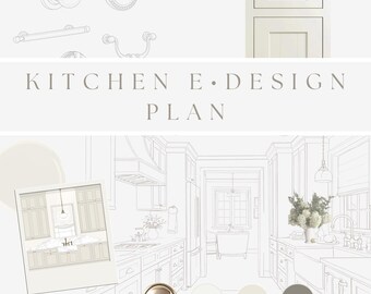 Kitchen Pre-Styled eDesign | Creamy White • Brass