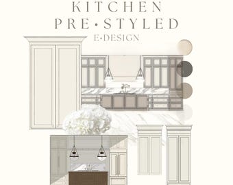 Kitchen and Butler’s Pantry Pre-Styled eDesign