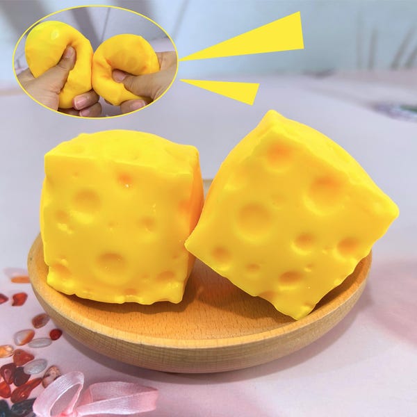 Cheese Squishy Toy Etsy 