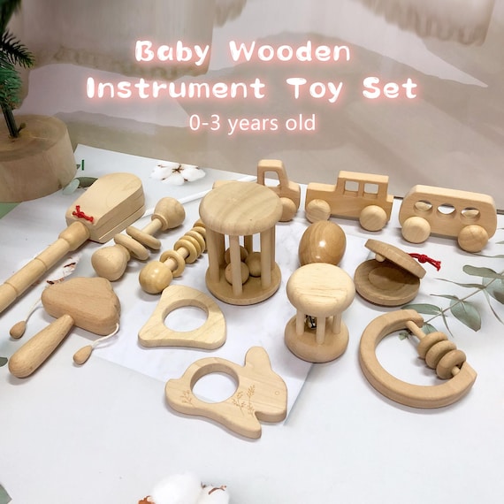 Wooden Musical Instruments Toys,baby's First Instruments Set