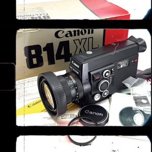 FILM TESTED Super 8 camera Canon 814 XL working test 8mm film camera + free worldwide shipping + YouTube video film tested