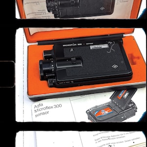 Agfa Microflex 300 Super 8 camera FILM TESTED analog film camera 8mm BYxMINOLTA + Free worldwide shipping + YouTube video film tested