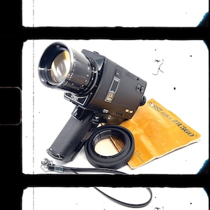 WORKING Super 8 camera Porst Reflex ZR 360 8mm film camera TESTED + free worldwide shipping + leather bag + YouTube video film tested