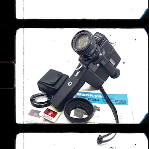 FILM TESTED Super 8 camera Sankyo LXL 255 Macro working analog film camera 8mm Sankyo | Free world shipping + YouTube video film tested