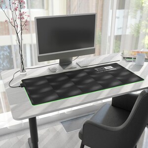 LED Gaming Mouse Pad - Perfect for Gamers, Home Office, Gifts for Tech Lovers, Gaming Setup Accessories, Computer Mat