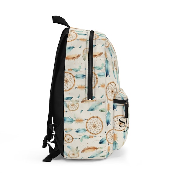 Dreamcatcher Backpack - Boho Chic Bag for Travel, School 