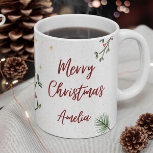 Personalized Name Written Mug Mostlikely To Christmas Mug Custom Funny Christmas Mug Merry Christmas Seasonal Decor Holiday Mug