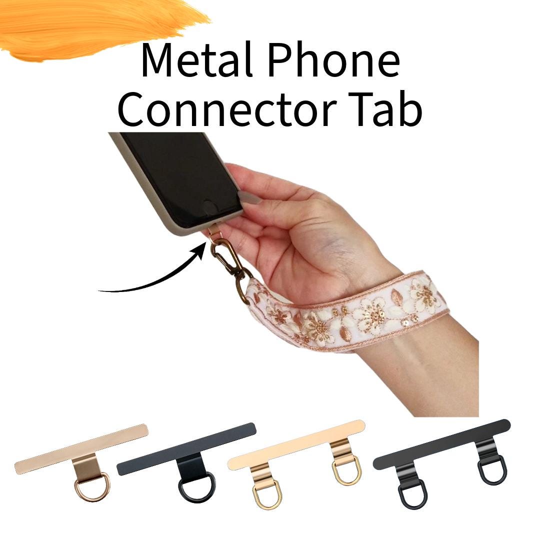 Outxe Phone Lanyard 2-PC 360° Rotatable Phone Tether Tabs - Stainless Steel  Phone Lanyard Patches Tether Tabs For Cell Phone