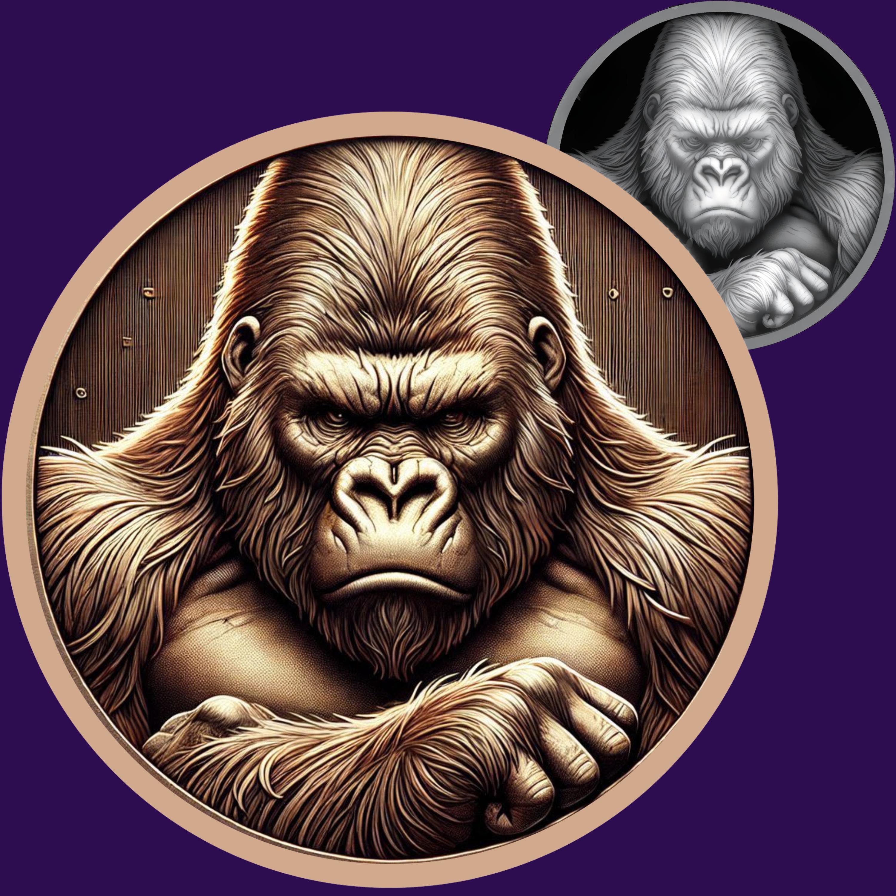 Gorilla Coin - Etsy