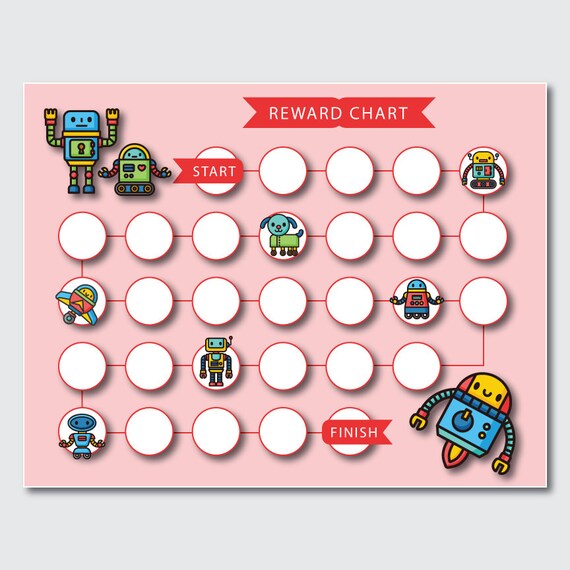 Robot Sticker Chart