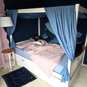 Children&#39;s Bed Canopy | Playroom | Decor Muslin Canopy