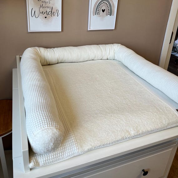 Changing Mat With Removable Cover Waffle Piqu Cream White - Etsy Changing Mat With Removable Cover Waffle Piqu Cream White - Etsy