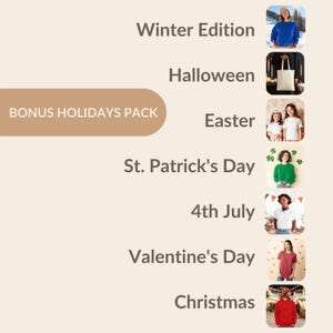 Bella Canvas 3001 Mockup Bundle | 3001 Tshirt Mockup Bundle | Trendy Neutral Boho Aesthetic Summer Fall Shirt Mockup Bundle | BC 3001 Tee image 9