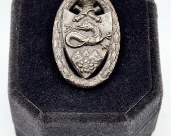 Vintage WW2 504th Alpine Battle Tank Regiment RCCA French Insignia