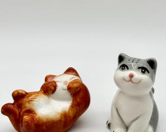 Cat Mini Salt and Pepper Shakers