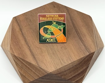Vintage AT&T Network Wireless Systems Lapel Pin