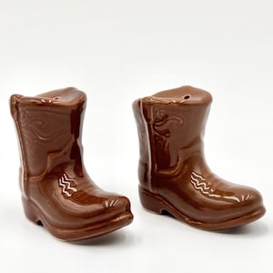 Cowboy Boots Mini Salt and Pepper Shakers
