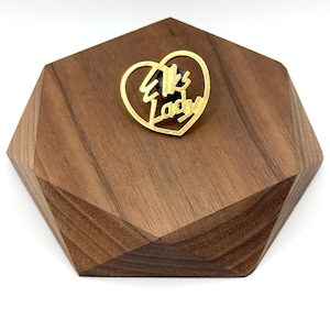 BPOE Elks Lady Gold Tone Lapel/Pin/Brooch