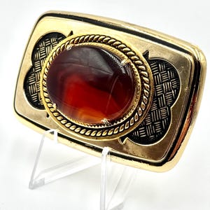 Red Agate Belt Buckle - Etsy display picture 1