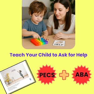 HELP Communication Kit for Nonverbal Children | PECS + ABA + Movement | Autism Speech Therapy Parent Guide