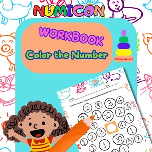 Finding Numicon numbers - a printable attention and number recognition task for children with special needs.