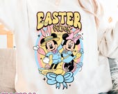 Mickey Minnie Easter Png, Trendy Cute Happy Easter Png, Digital File, Feeling Lucky Png, Easter Vibes Png, Easter Eggs Png, Retro Easter Png