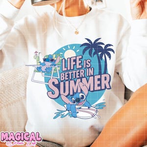 Blue Alien Cartoon Png, Retro Summer PNG do sublimacji, Surfing Png, Blue Alien Sublimation Design Download, Beach Png, Vintage Summer Png