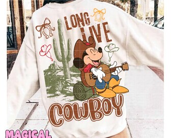 Retro Cowboy Png, Retro Country Western Shirt Png, Western Country Music Png, Cowboy Mouse Png, Trendy Western Png, Mouse Western Cowboy Png