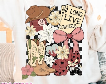 Western Cowgirl Coquette Png, Boho Cowgirl Shirt Png, Floral Western Bow Sublimation, Trendy Western Png, Retro Cowgirl, Western Howdy Png