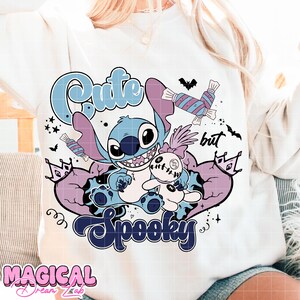 Stitch Gruselige Saison Png, Retro Stitch Halloween Sublimation Png, Retro Halloween Png, Trendiges Halloween Png, Halloween Herbst Shirt, Hexe Png