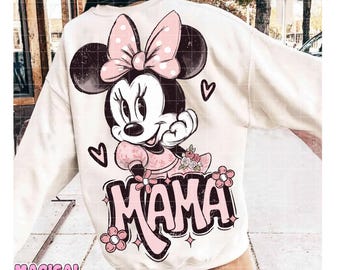 Mama Png, Minnie Mouse Mama Png, Mama Shirt Design, Mothers Day Png, Mom Shirt Design, Cute Minnie Mouse Png, Trendy Mama Png, Mama Mini Png