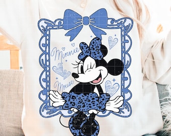 Coquette Minnie Mouse Png, Minnie Mouse Png, Cute Girly Png, Preppy Png, Png for Girls, Little Girl Png, Retro Mouse Png, Soft Girl Era Png