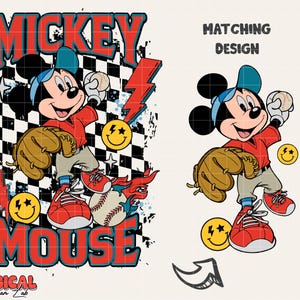 Baseball Bow Png, Retro Baseball Boy Png, Baseball Season Retro Checkered Png, Trendy Baseball Png, Sport Mouse Png, Baseball Game Day Png
