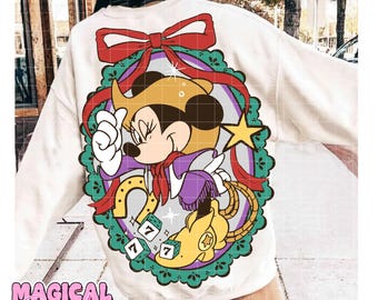Cowgirl Minnie Png, Coquette Western Cowgirl Png, Trendy Western Png, Retro Mouse Cowgirl Western Shirt Png, Family Vacation Png, Wild West