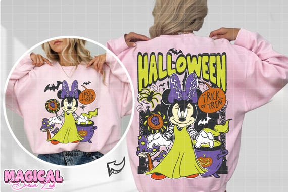 Trendy Halloween Png, Trick Or Treat Png, Retro Halloween Png, Fall Png, Halloween Sublimation, Spooky Season Png, Mouse Spooky, Pumpkin Png