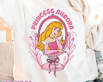Princesse Aurora Png, Aurora Png pour fille, téléchargement de conception par sublimation, princesse chemise Png, téléchargement numérique, princesse Png, belle au bois dormant