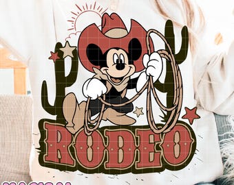 Cowboy Mouse Png, Rodeo Mouse Png, Trendy Western Png, Vacay Mode Png, Magical Kingdom Png, Western Cowboy Png, Wild West Png, Desert Png